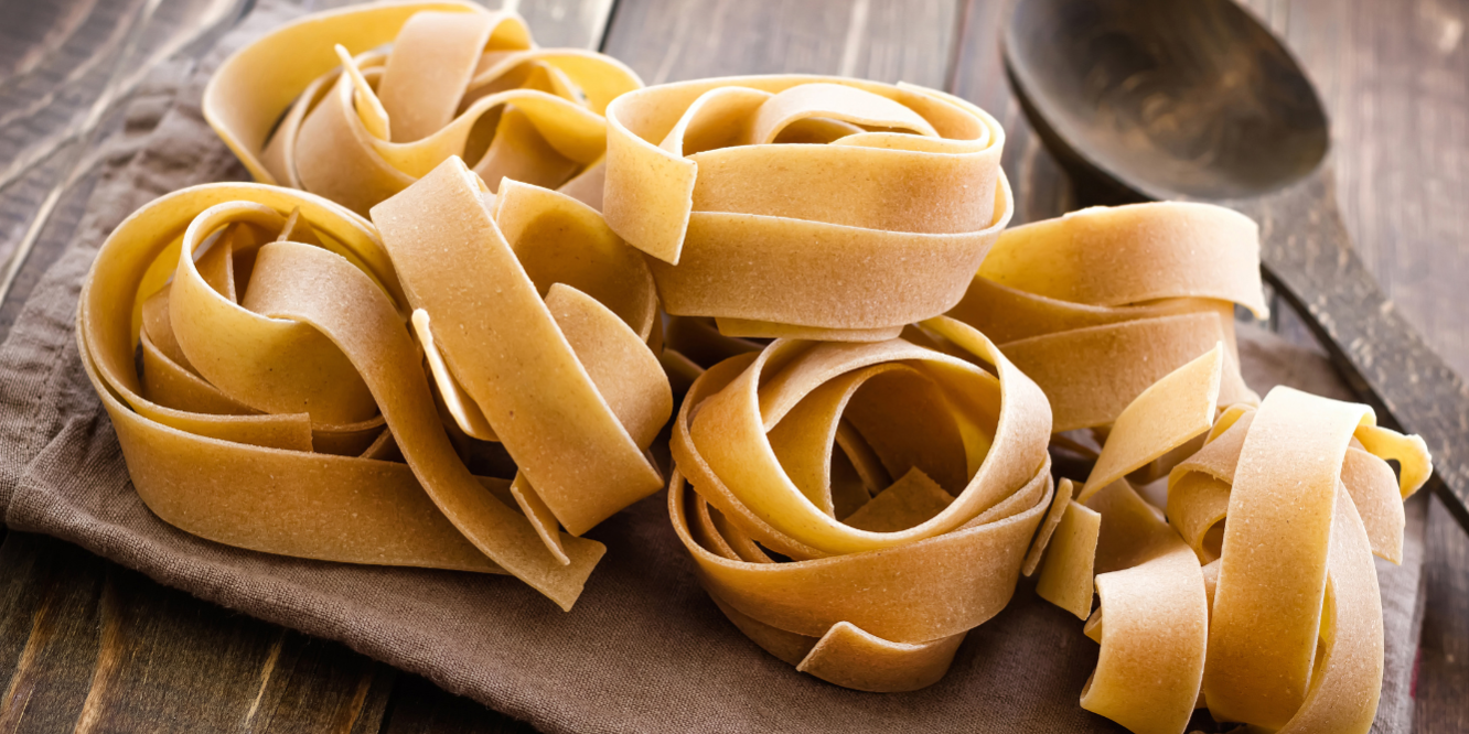 pappardelle aglio nero gourmet